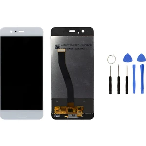 Telefon Kulübesi Huawei P10 Uyumlu LCD Ekran Dokunmatik Beyaz