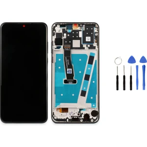 Telefon Kulübesi Huawei P30 Lite 48MP Çıtalı Uyumlu LCD Ekran Dokunmatik Siyah