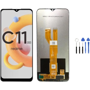 Telefon Kulübesi Oppo Realme C11 2021 Uyumlu LCD Ekran Dokunmatik
