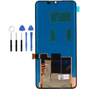 Telefon Kulübesi Xiaomi Mi Note 10 Pro Mi Note 10 Lite Uyumlu LCD Ekran Dokunmatikekran Siyah