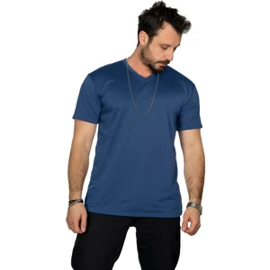 Aşırı Terleme Önleyici V Yaka T-Shirt, Ter Sızdırmaz, Çift Katmanlı