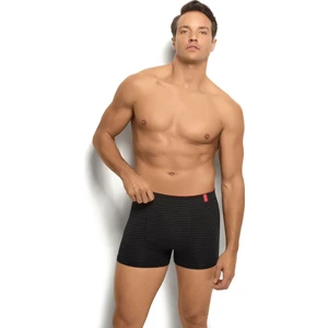 Erkek Siyah Havlu Kemer Boxer 280