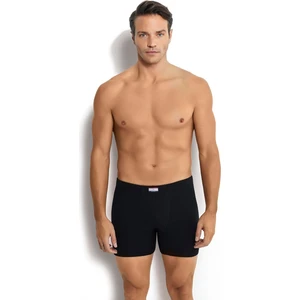 Erkek Siyah Pamuklu Likralı Boxer  274