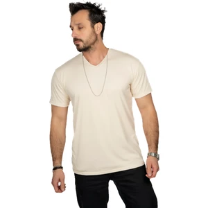 Aşırı Terleme Önleyici V Yaka T-Shirt, Ter Sızdırmaz, Çift Katmanlı