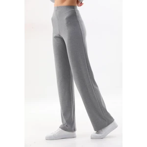 Penye Bizden  Extra Yumuşak Uzun Viskon Pantolon Home&outdoor-Gri Melanj