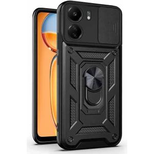 Xiaomi Poco C65 Kılıf Impact Resistant Siyah