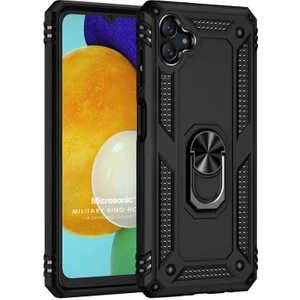 Samsung Galaxy A05 Kılıf Military Ring Holder Siyah