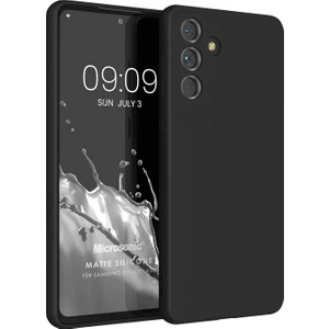 Matte Silicone Samsung Galaxy A55 Kılıf Siyah