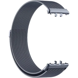 Samsung Galaxy Fit 3 Milanese Loop Kordon Koyu Gri