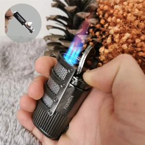Antrasit Gri 3 Torch Rezistanslı Gazlı Çakmak & Cigar