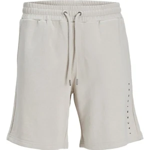 Jack & Jones Jpstestar Jj Sweat Shorts Bej Erkek Şort