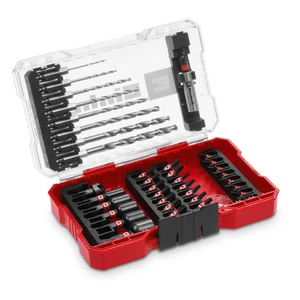 M-CASE 39 Parça Darbeye Dayanıklı Bits Seti (25 Mm Uçlar, Metal Matkap Uçları, 60 Mm Uç Tutucu, Lokma Ucu, Havşa Dahil Saklama Kutusu)