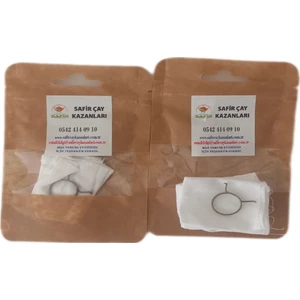 Safir Çay Kazanları Safir Musluk Bezi Çay Ocağı Kazanı Için 2 Paket 10 Adet Musluk Süzgeci Safir Çay Kazanları