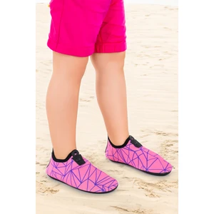 Kiko Kids Prizma Havuz Plaj Kız Çocuk Deniz Ayakkabısı 7515 Pembe - Lila