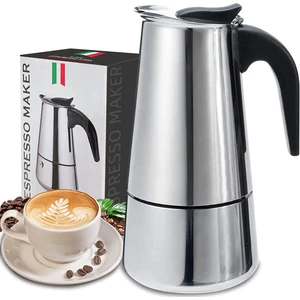 4 Kişilik Çelik Mokapot Espresso Filtre Italyan Kahve Makinesi
