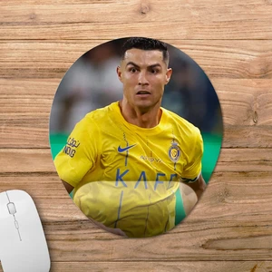 Cristiano Ronaldo - Al Nassr Fc Bilek Destekli Mousepad Model - 4 Oval