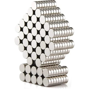 Dünya Magnet 20 Adet Mini Neodyum Mıknatıs Magnet Yuvarlak Çap:6x1,5 mm