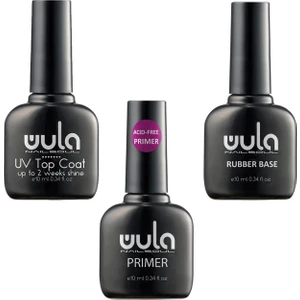 Kalıcı Oje Kurutucu Set - Top Coat - Primer - Base Coat 10 ml