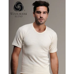 Zenwave  Hasyün 100 Erkek Yün Fanila Kısa Kol