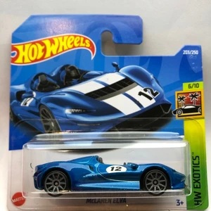 Hot Wheels Yeni - New Mclaren Elva Blue Mini Araba 1:64 Ölçek Hotwheels Marka 3/10