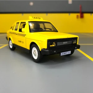 Birlik Oyuncak Oyuncak Murat 131 Taksi 1/36 Ölçek *c&c Model Garage* Çek Bırak Diecast Metal Model Oyuncak