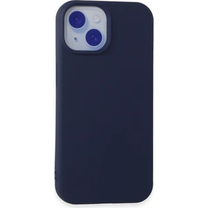 iPhone 15 Kılıf Yumuşak Silikon Kılıf - Lacivert