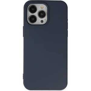 iPhone 15 Pro Kılıf Yumuşak Silikon Kılıf - Lacivert