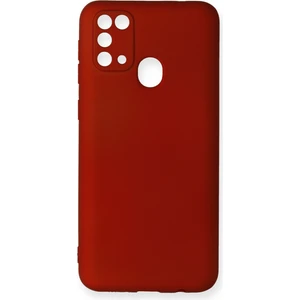 Samsung Galaxy M31 Kılıf Yumuşak Silikon Kılıf - Bordo