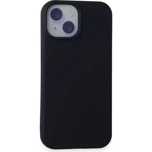 iPhone 15 Kılıf Yumuşak Silikon Kılıf - Siyah