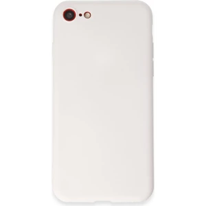 iPhone 8 Kılıf Yumuşak Silikon Kılıf - Beyaz