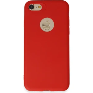iPhone 8 Kılıf Yumuşak Silikon Kılıf - Kırmızı