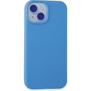 iPhone 15 Plus Kılıf Yumuşak Silikon Kılıf - Mavi