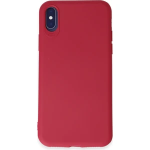 iPhone x Kılıf Yumuşak Silikon Kılıf - Fuşya