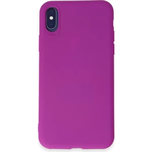 iPhone x Kılıf Yumuşak Silikon Kılıf - Mor