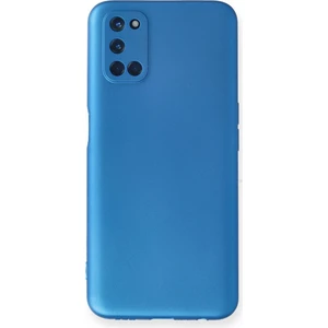 Oppo A52 Kılıf Yumuşak Silikon Kılıf - Mavi