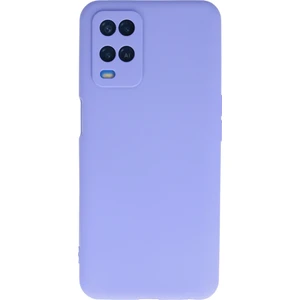 Oppo A54 4g Kılıf Yumuşak Silikon Kılıf - Lila