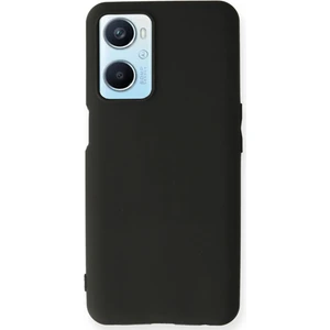 Oppo A96 Kılıf Yumuşak Silikon Kılıf - Siyah