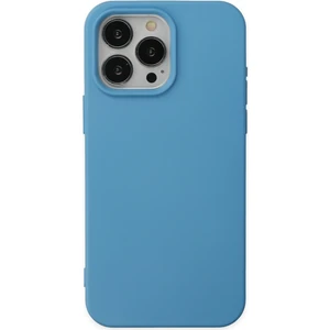 iPhone 15 Pro Max Kılıf Yumuşak Silikon Kılıf - Mavi