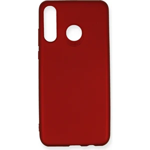 Huawei P30 Lite Kılıf Yumuşak Silikon Kılıf - Bordo