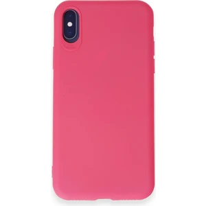 iPhone Xs Kılıf Yumuşak Silikon Kılıf - Pembe