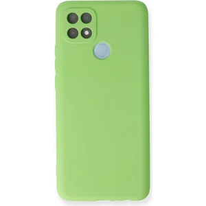Oppo A15 Kılıf Yumuşak Silikon Kılıf - Yeşil
