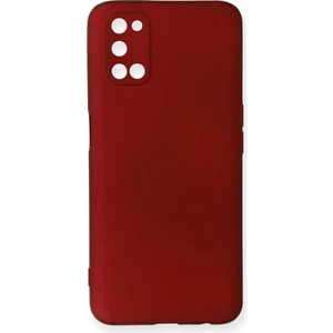 Oppo A72 Kılıf Yumuşak Silikon Kılıf - Bordo