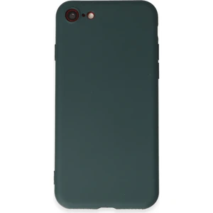iPhone 7 Kılıf Yumuşak Silikon Kılıf - Koyu Yeşil