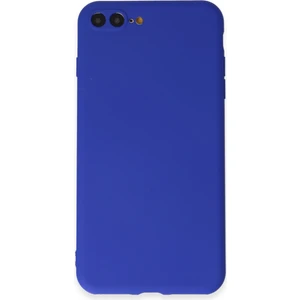 iPhone 7 Plus Kılıf Yumuşak Silikon Kılıf - Koyu Mavi