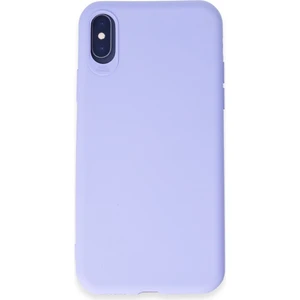 iPhone x Kılıf Yumuşak Silikon Kılıf - Lila