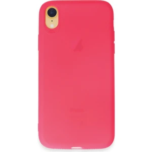 iPhone Xr Kılıf Yumuşak Silikon Kılıf - Pembe