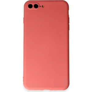 iPhone 7 Plus Kılıf Yumuşak Silikon Kılıf - Kiremit