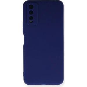 Vivo Y20 Kılıf Yumuşak Silikon Kılıf - Mavi