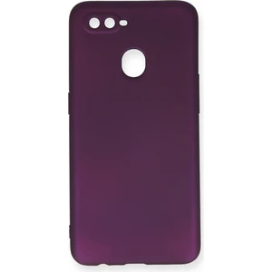 Oppo A5S Kılıf Yumuşak Silikon Kılıf - Mürdüm