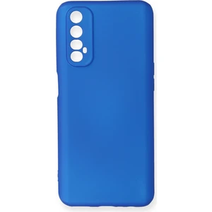 Realme 7 Kılıf Yumuşak Silikon Kılıf - Mavi